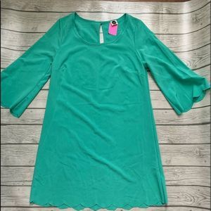 J&M Clothing-boutique seafoam green blue shift dress-size medium-NWT